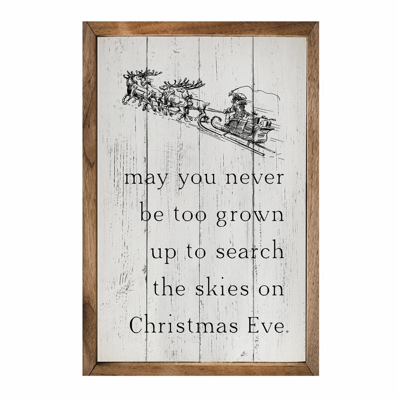 Search The Skies Wood Framed Print 
