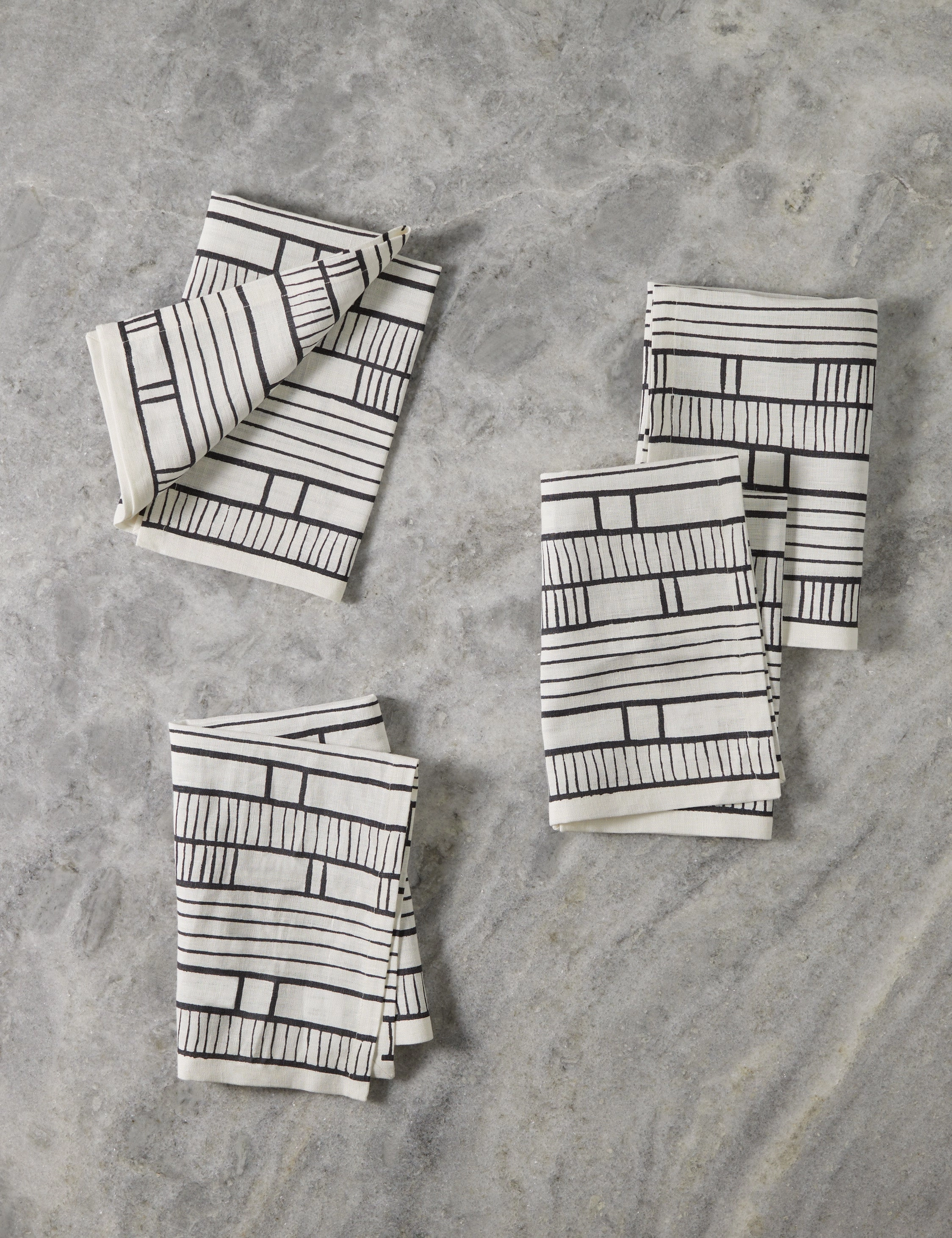 Sector Linen Napkins (set of 4) by Hadiya Williams -  - 