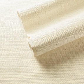 Sefina Ivory Grasscloth Wallpaper 