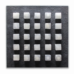 Selenite Cube Grid 