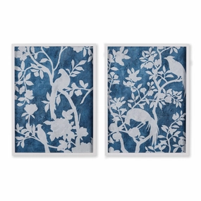 Set of 2 Aviary Cyano Prints 