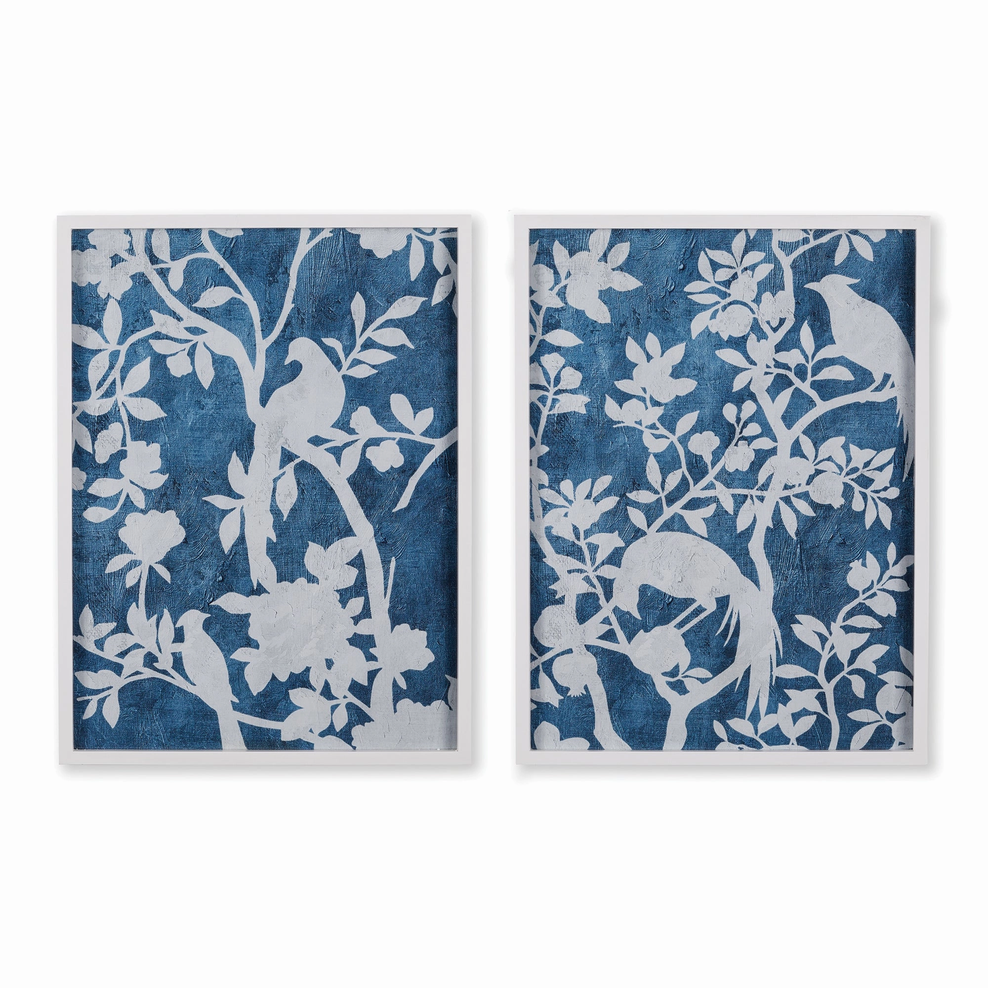 Set of 2 Aviary Cyano Prints 
