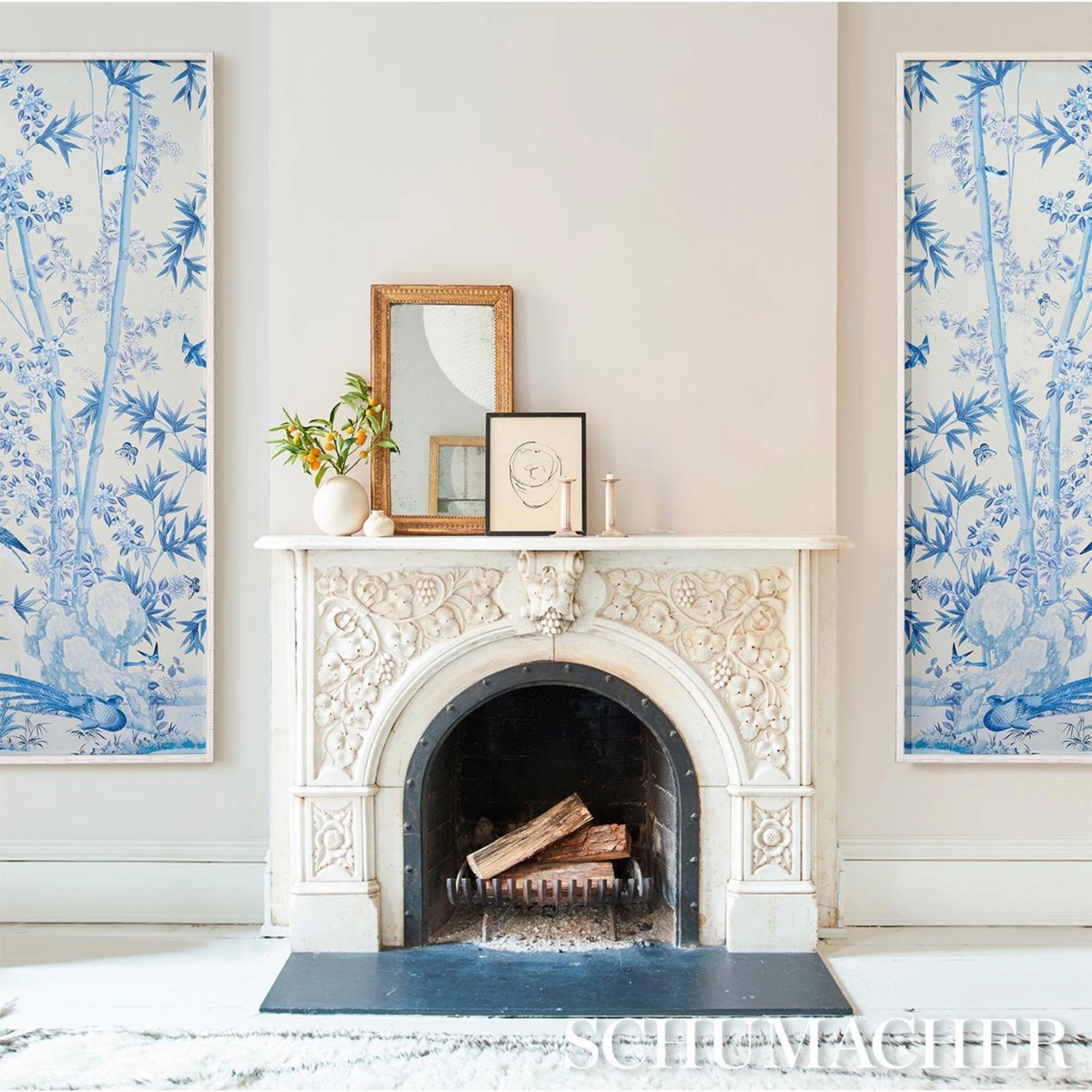 Shades Of Blue Brighton Pavilion Left Art Panel