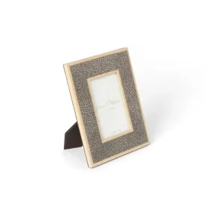 Shagreen Pattern Leather Photo Frame 