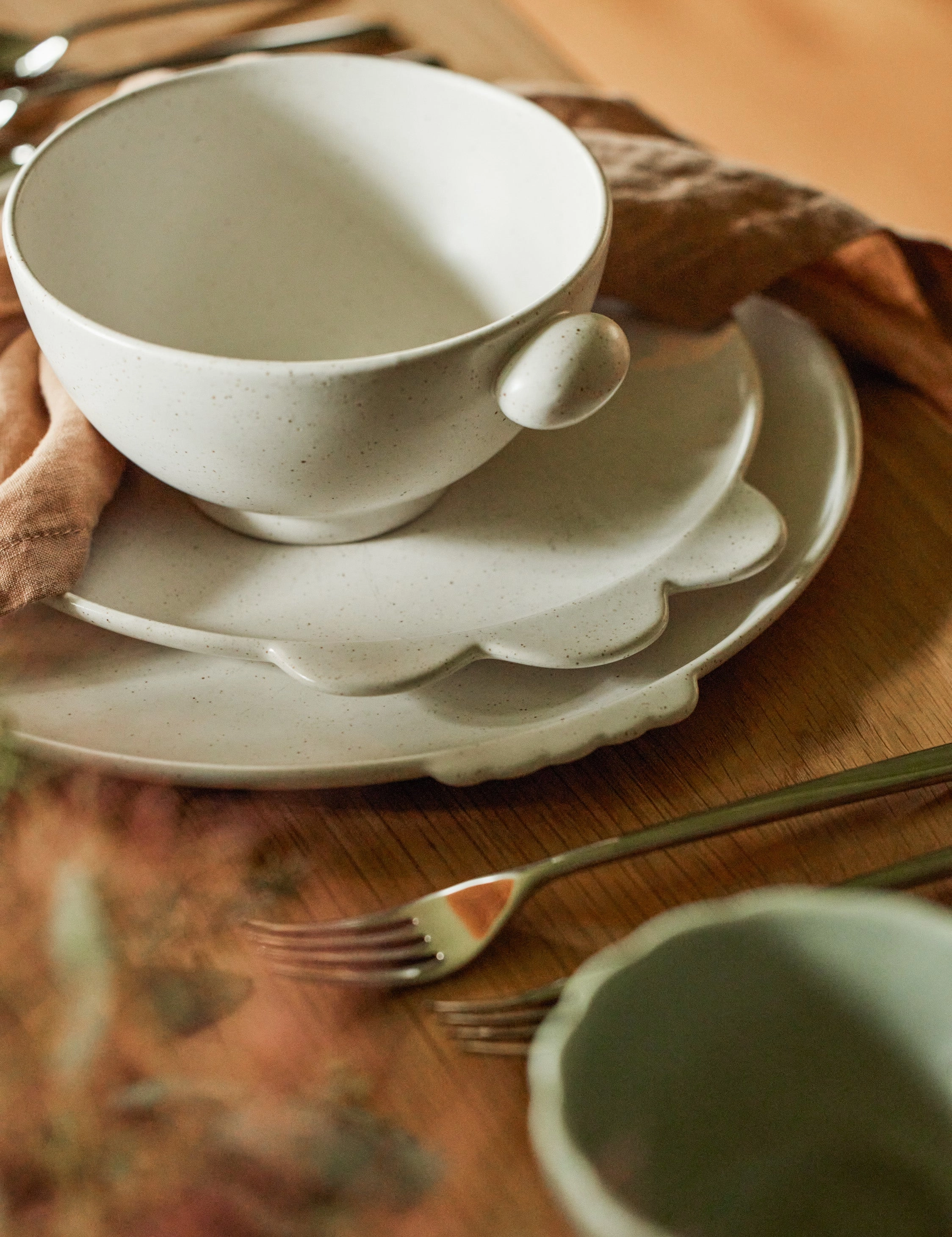 Shapeshifter Stoneware Dinnerware by Sarah Sherman Samuel