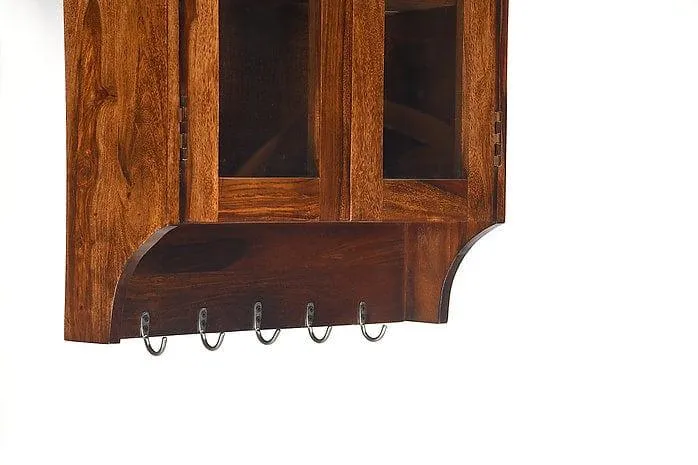 Sheesham Wood Saira Wall Shelf