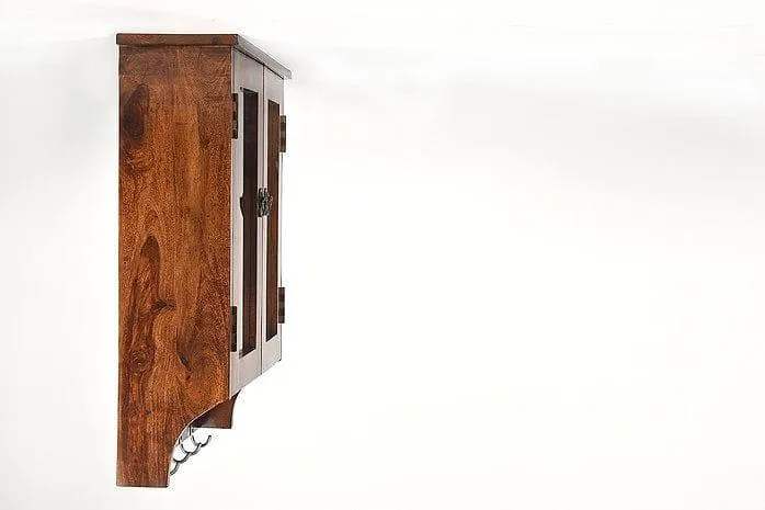 Sheesham Wood Saira Wall Shelf