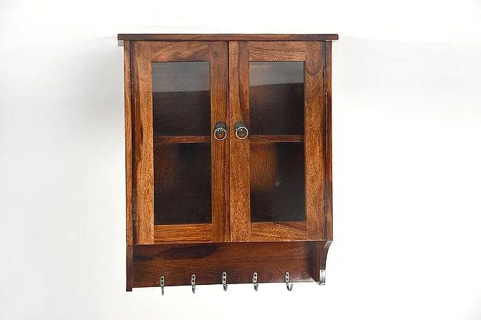 Sheesham Wood Saira Wall Shelf