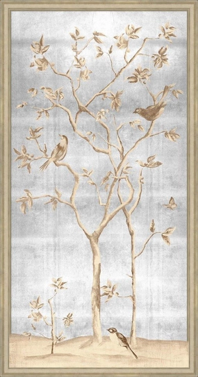 Shimmering Chinoiserie 1 Framed Wall Art 