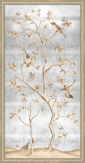 Shimmering Chinoiserie 2 Framed Wall Art 