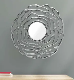 Silver Aluminium Katz Decorative Mirror, 