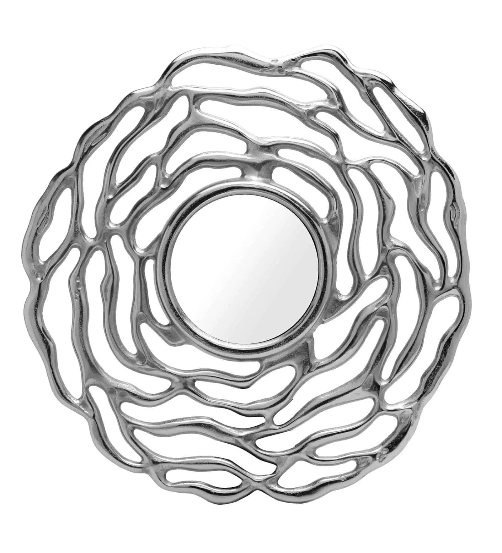 Silver Aluminium Katz Decorative Mirror,