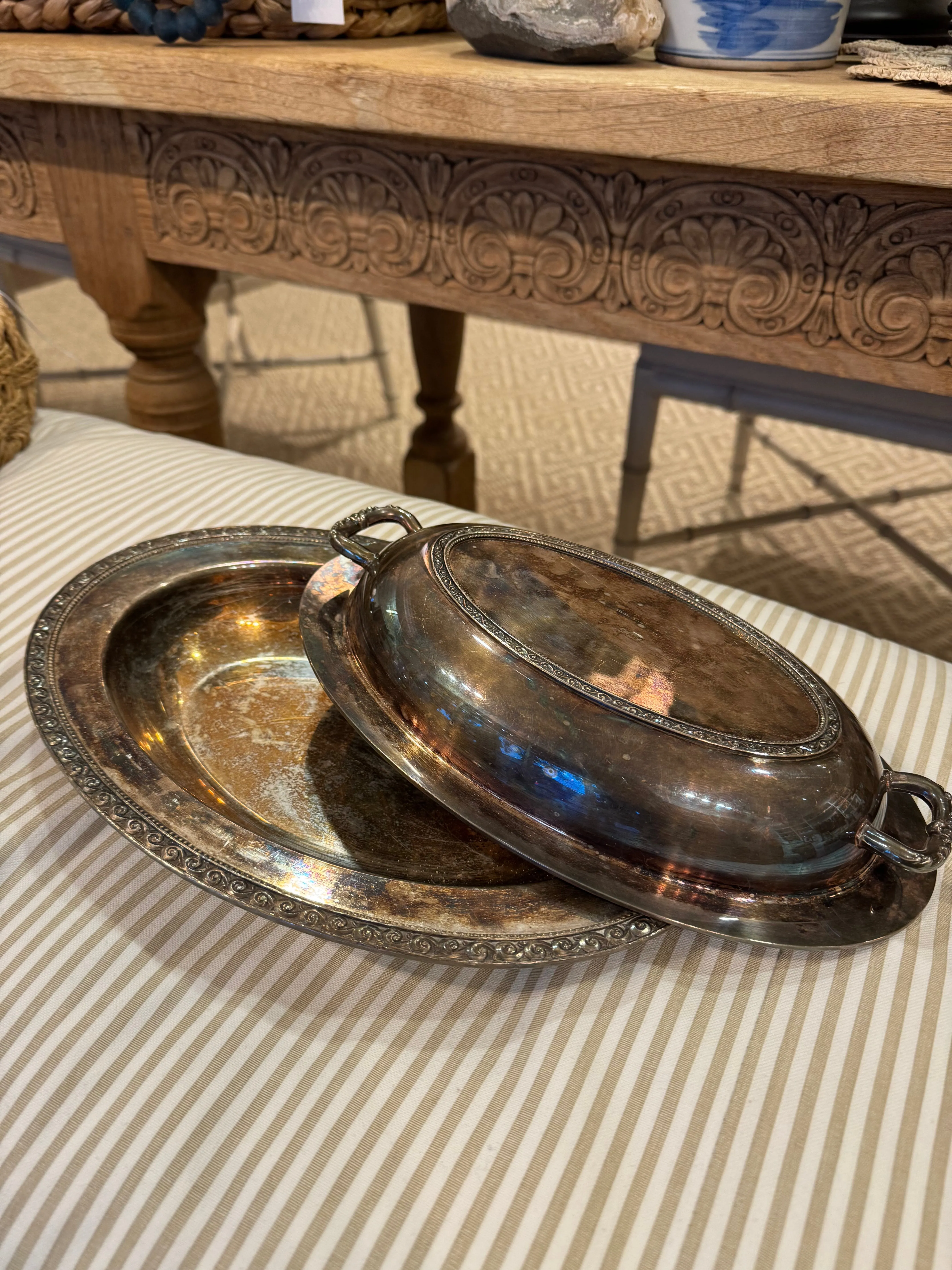 Silver Plated Serving Dish 