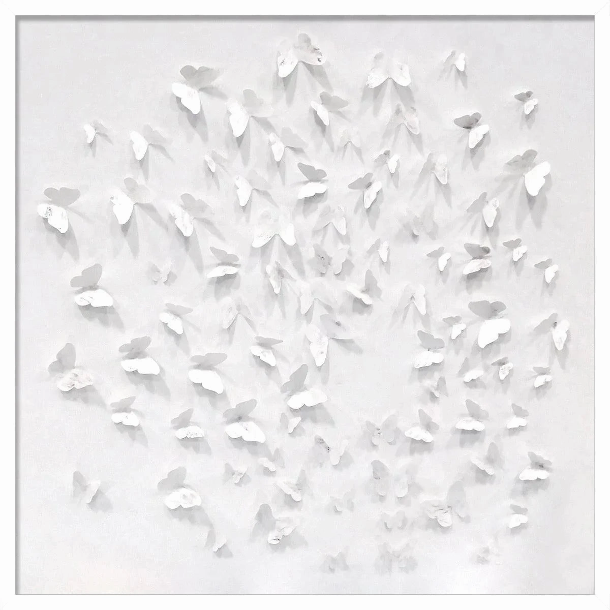 Silver Butterfly Shadowbox 1 Wall Art 