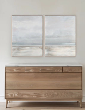 Simpatico Diptych Wall Art (Set of 2) by Carol Benson-Cobb 