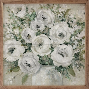 Simply Soft By Carol Robinson Wood Framed Print 