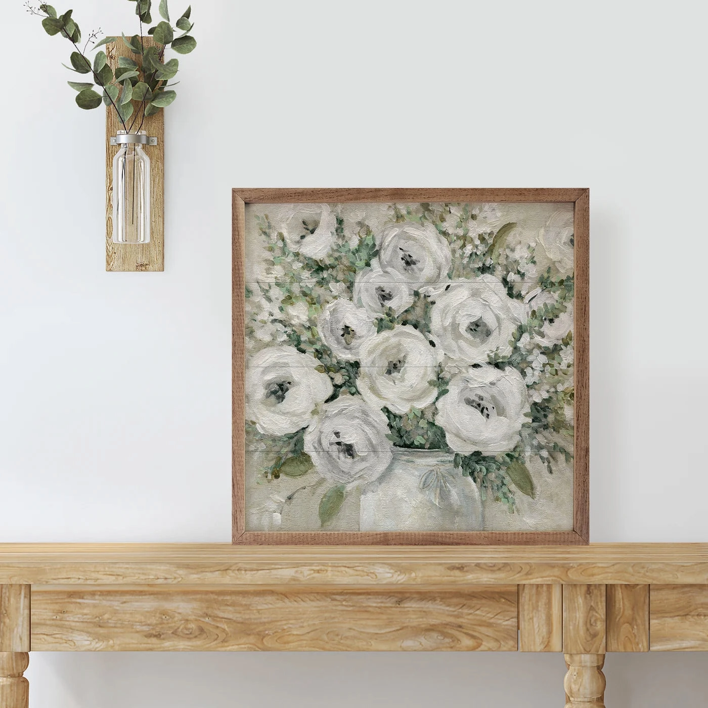 Simply Soft By Carol Robinson Wood Framed Print