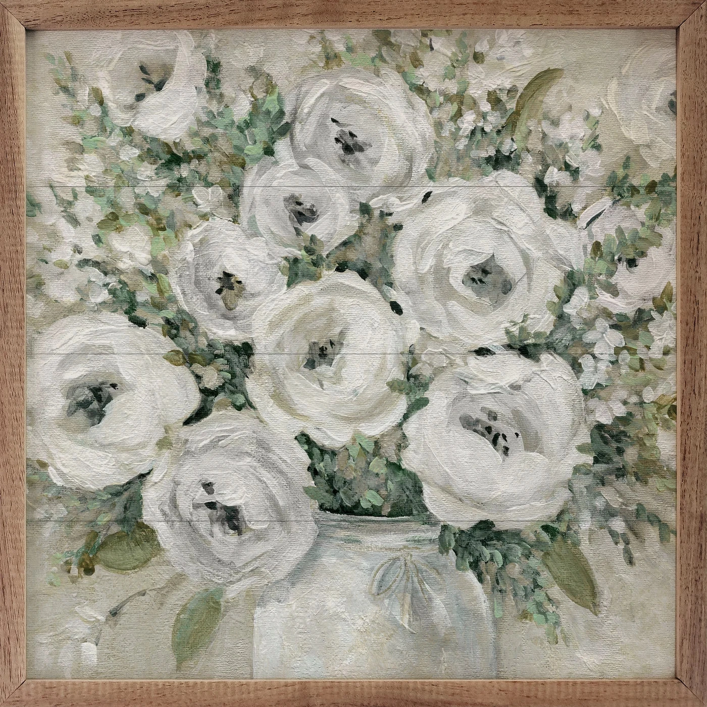 Simply Soft By Carol Robinson Wood Framed Print 