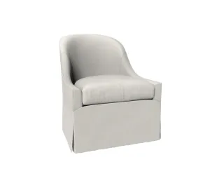 Slipper Chair in Plaster 