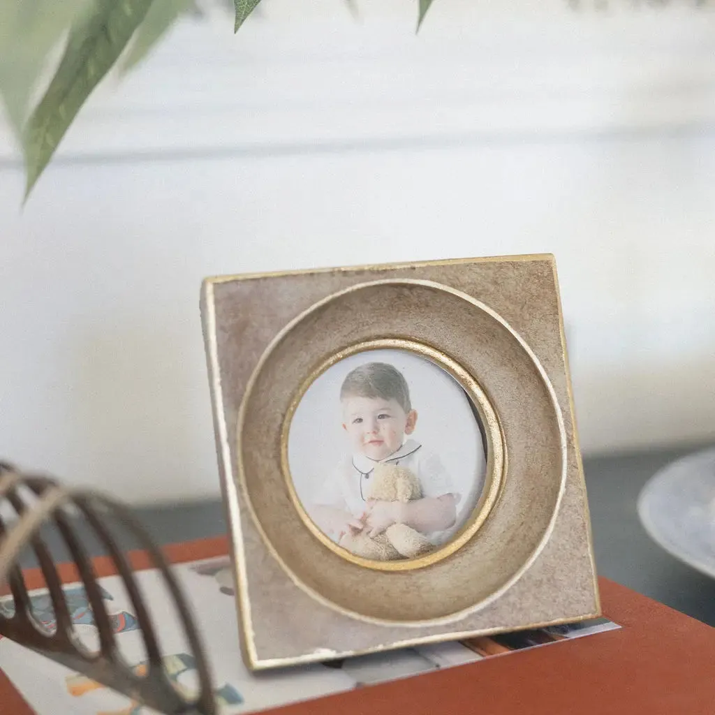 Small Square Circle Photo Frame