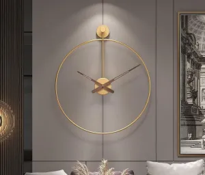 Smarty Golden Wall Clock Luxe 