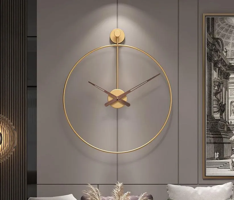 Smarty Golden Wall Clock Luxe 