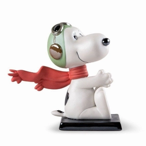 Snoopy Flying Ace Sculpture 