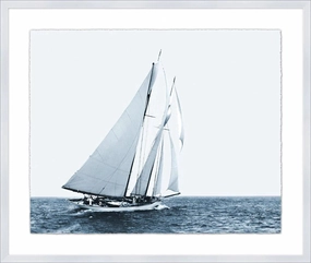 Soft Blue Sails 4 Framed Wall Art 