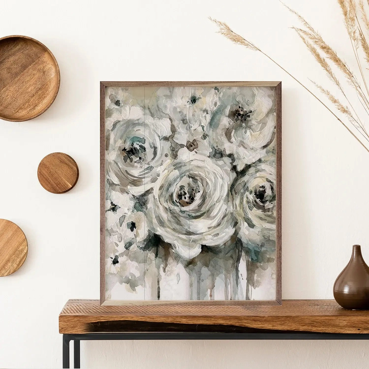 Soft Fragrance Wood Framed Print
