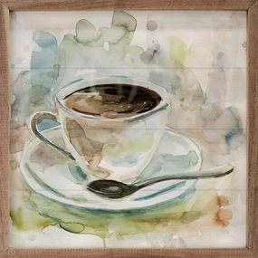 Soft Morning Blend Wood Framed Print 