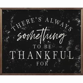 Something To Be Thankful For Wood Framed Print 
