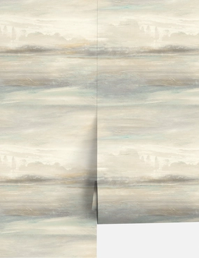Soothing Mists Scenic Peel   Stick Wallpaper by Candice Olson 