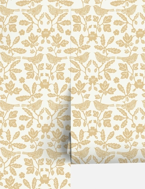 Sparrow and Oak Peel   Stick Wallpaper by Erin & Ben Co. 