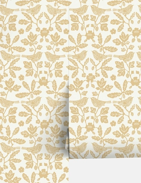 Sparrow and Oak Peel   Stick Wallpaper by Erin & Ben Co. 