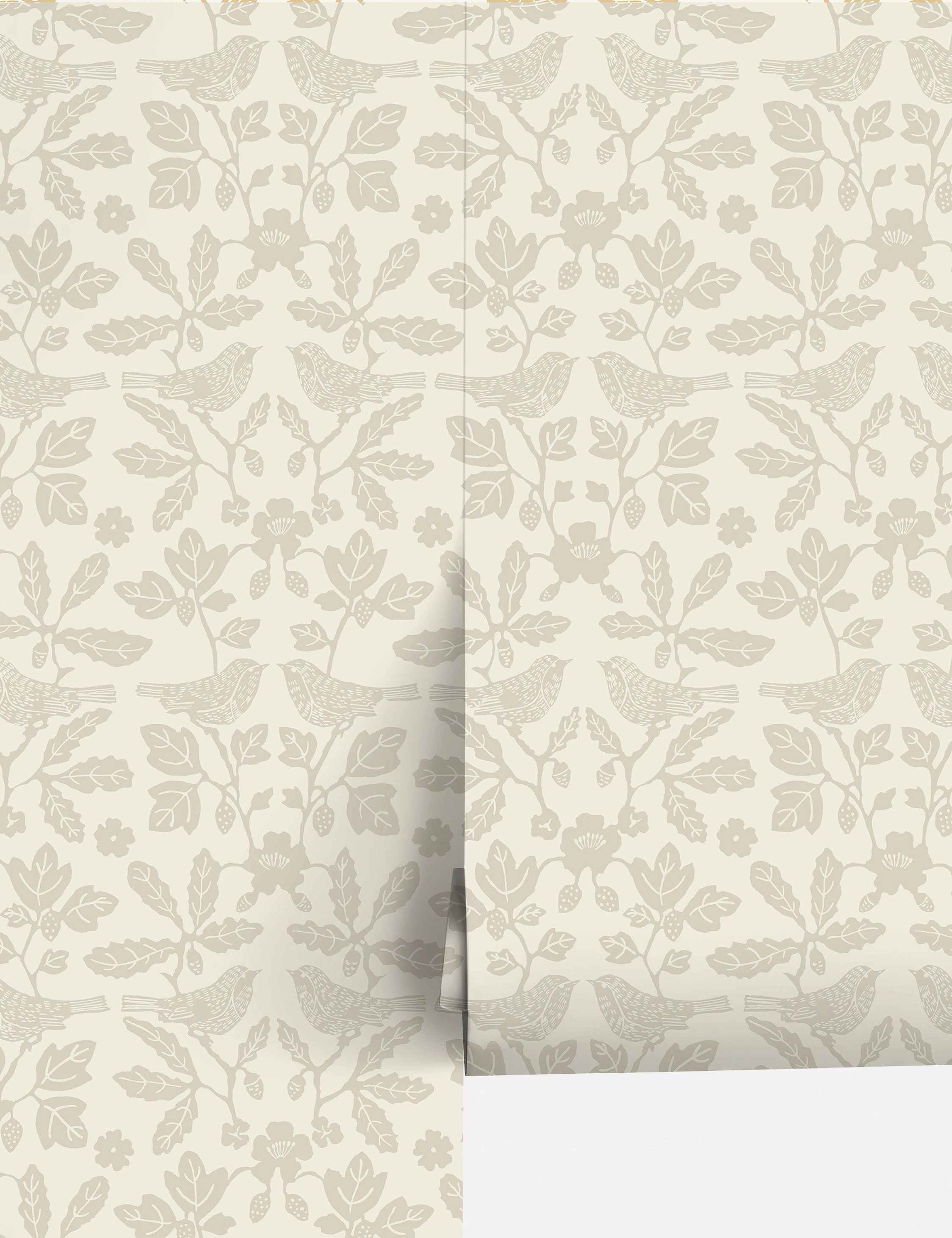 Sparrow and Oak Peel   Stick Wallpaper by Erin & Ben Co.