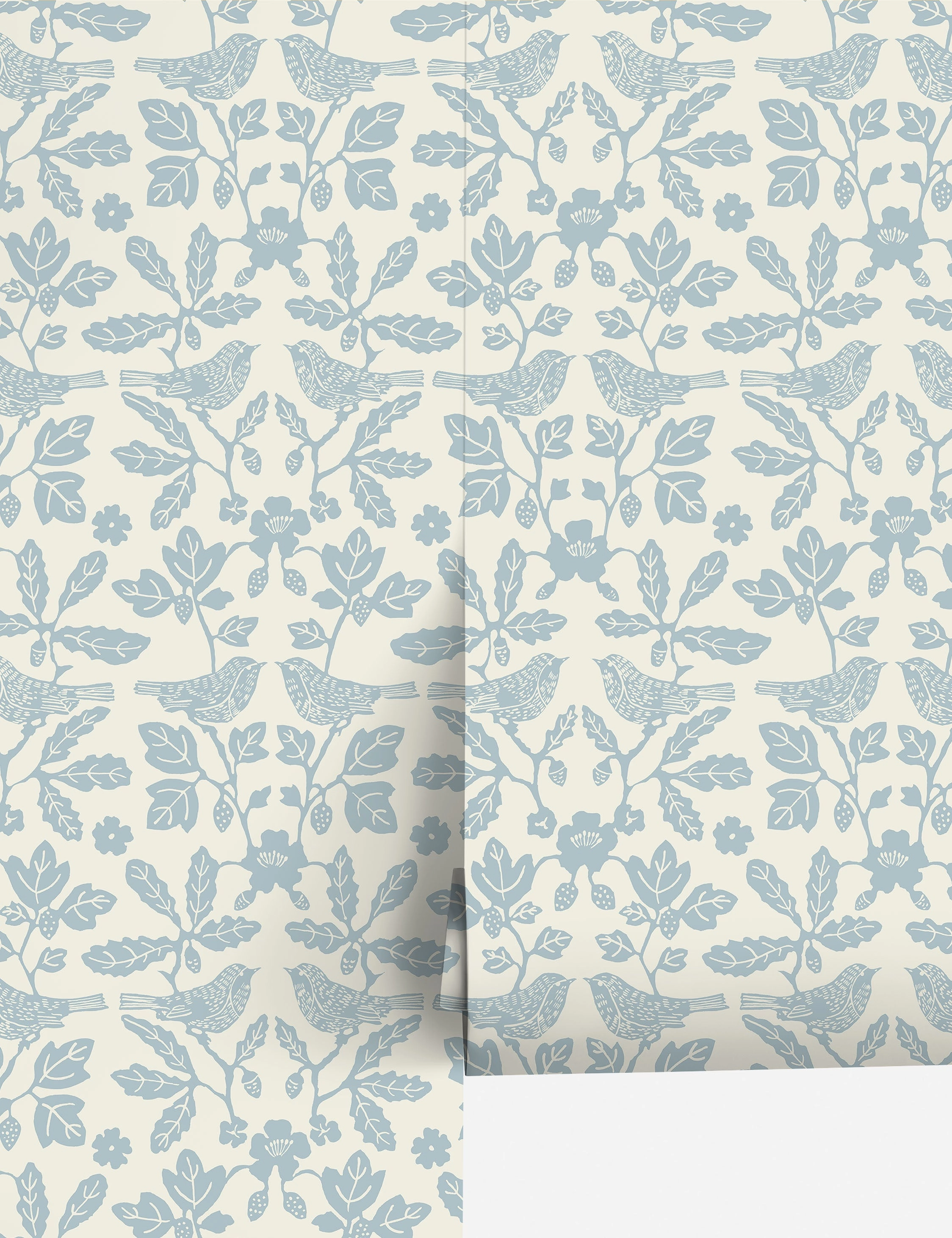 Sparrow and Oak Peel   Stick Wallpaper by Erin & Ben Co.