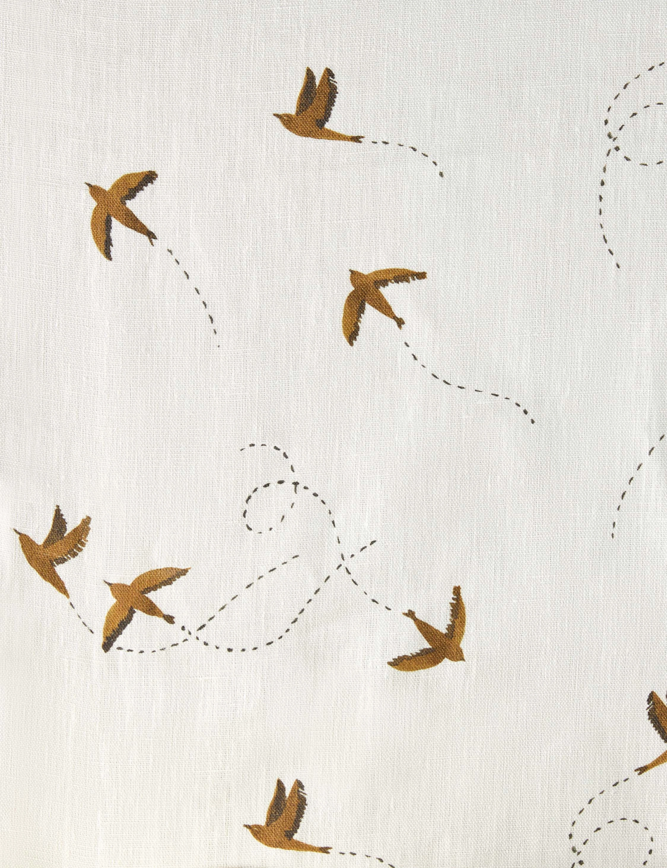 Sparrow Linen Fabric by Rylee   Cru