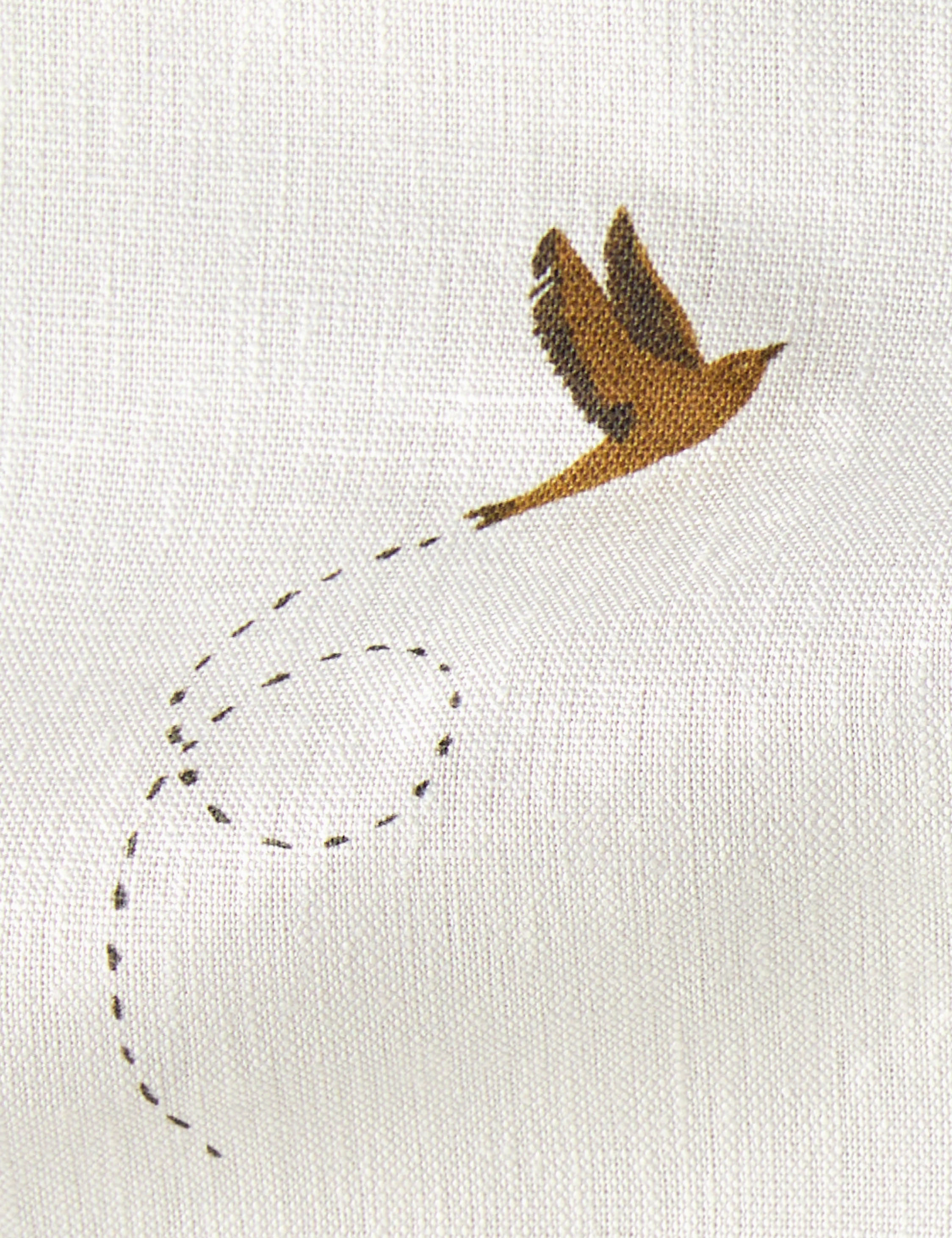 Sparrow Linen Fabric by Rylee   Cru