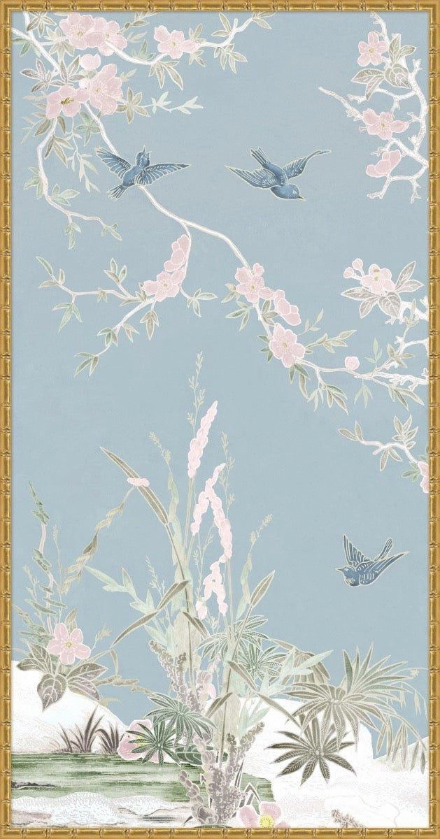Spring Haven Chinoiserie 1 Framed Wall Art 
