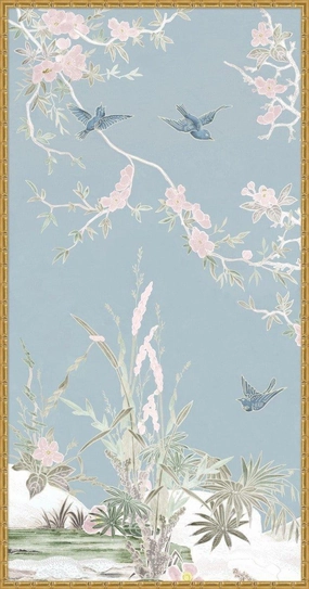 Spring Haven Chinoiserie 1 Framed Wall Art 