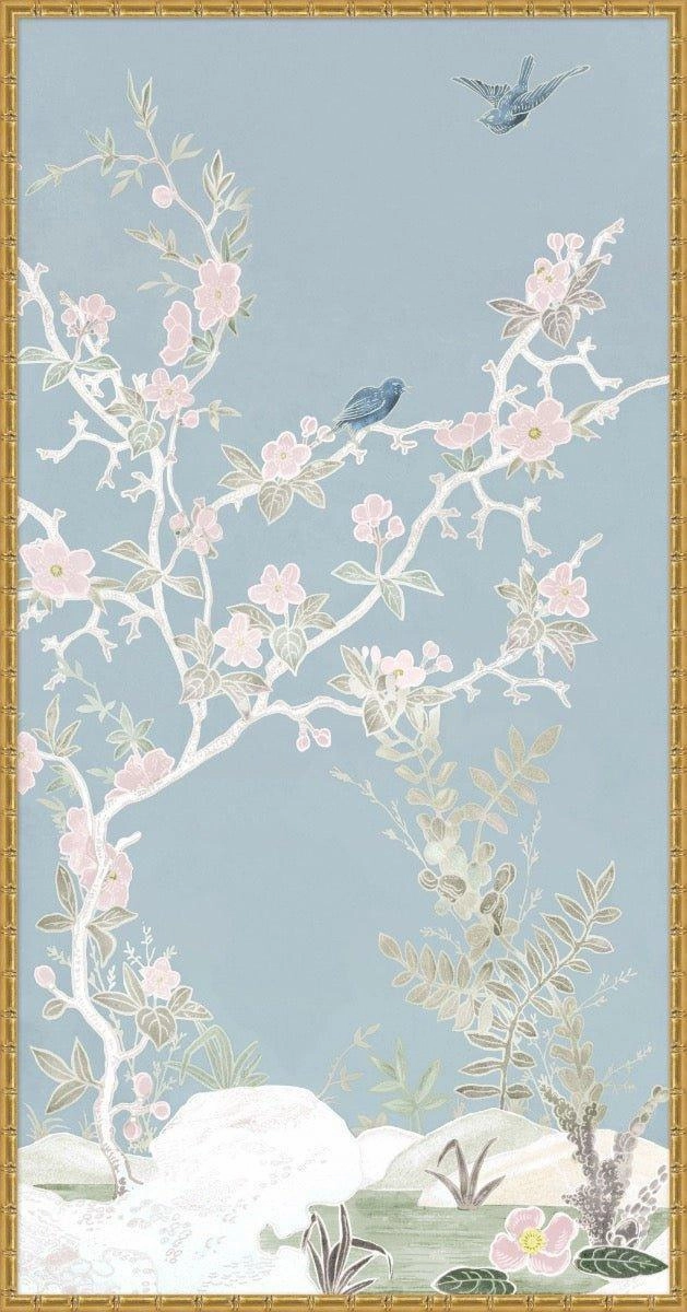 Spring Haven Chinoiserie 2 Framed Wall Art 