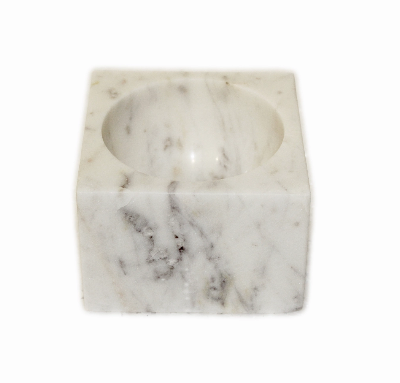 Square Marble Concave Bowl 