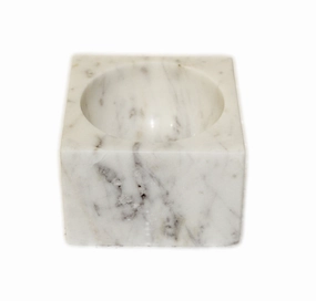 Square Marble Concave Bowl 