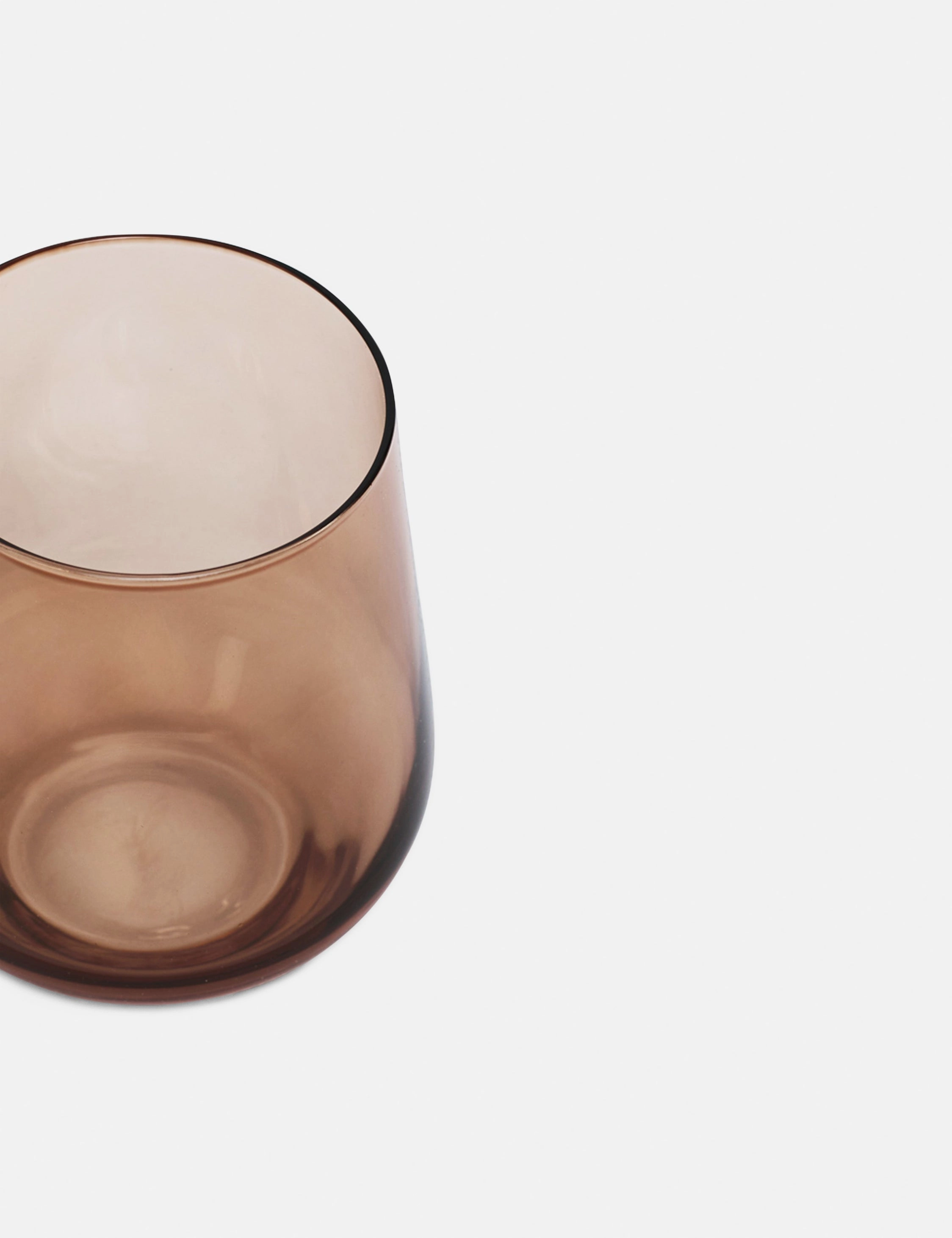 Stemless Wine Glass (Set of 2) by Estelle Colored Glass