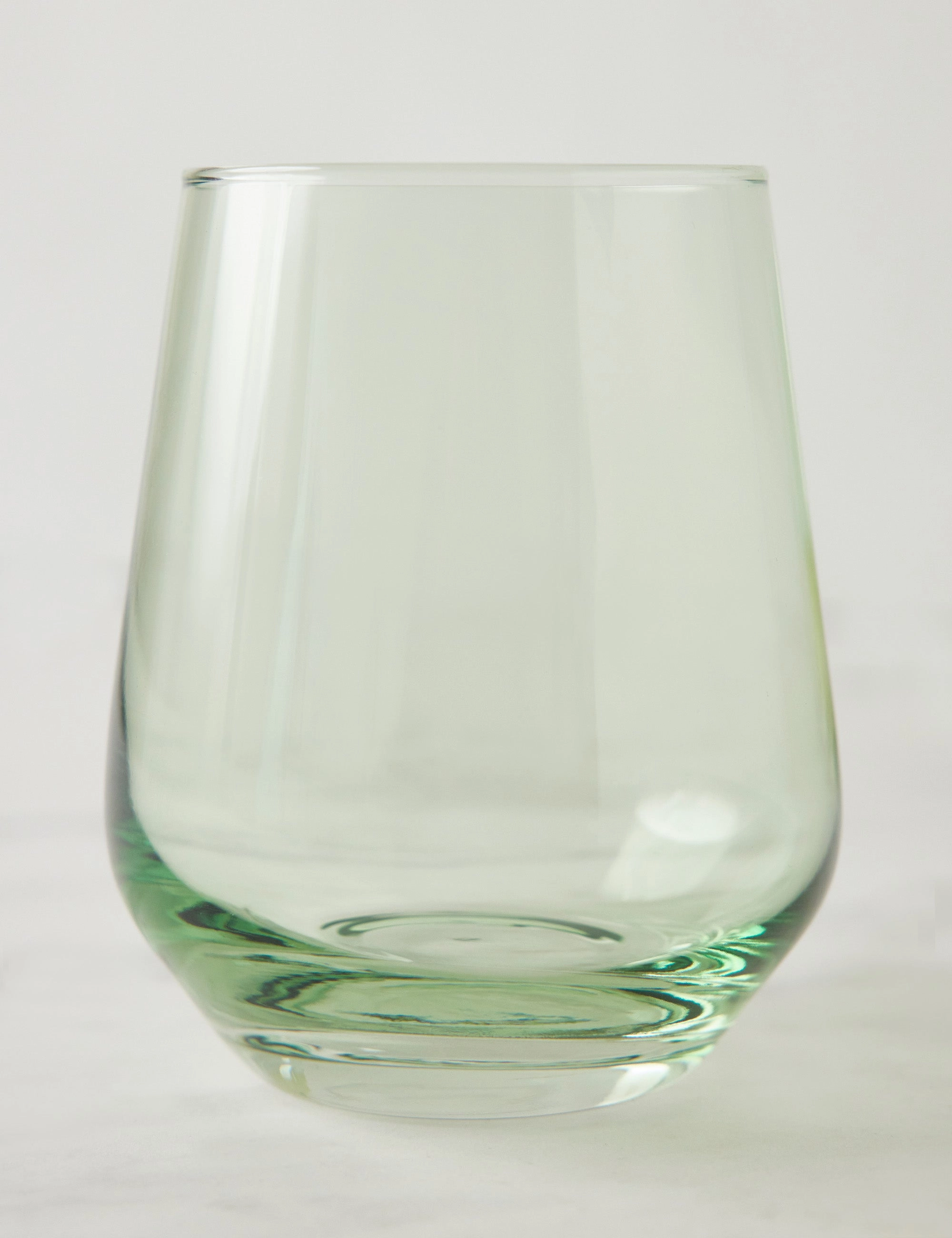 Stemless Wine Glass (Set of 2) by Estelle Colored Glass