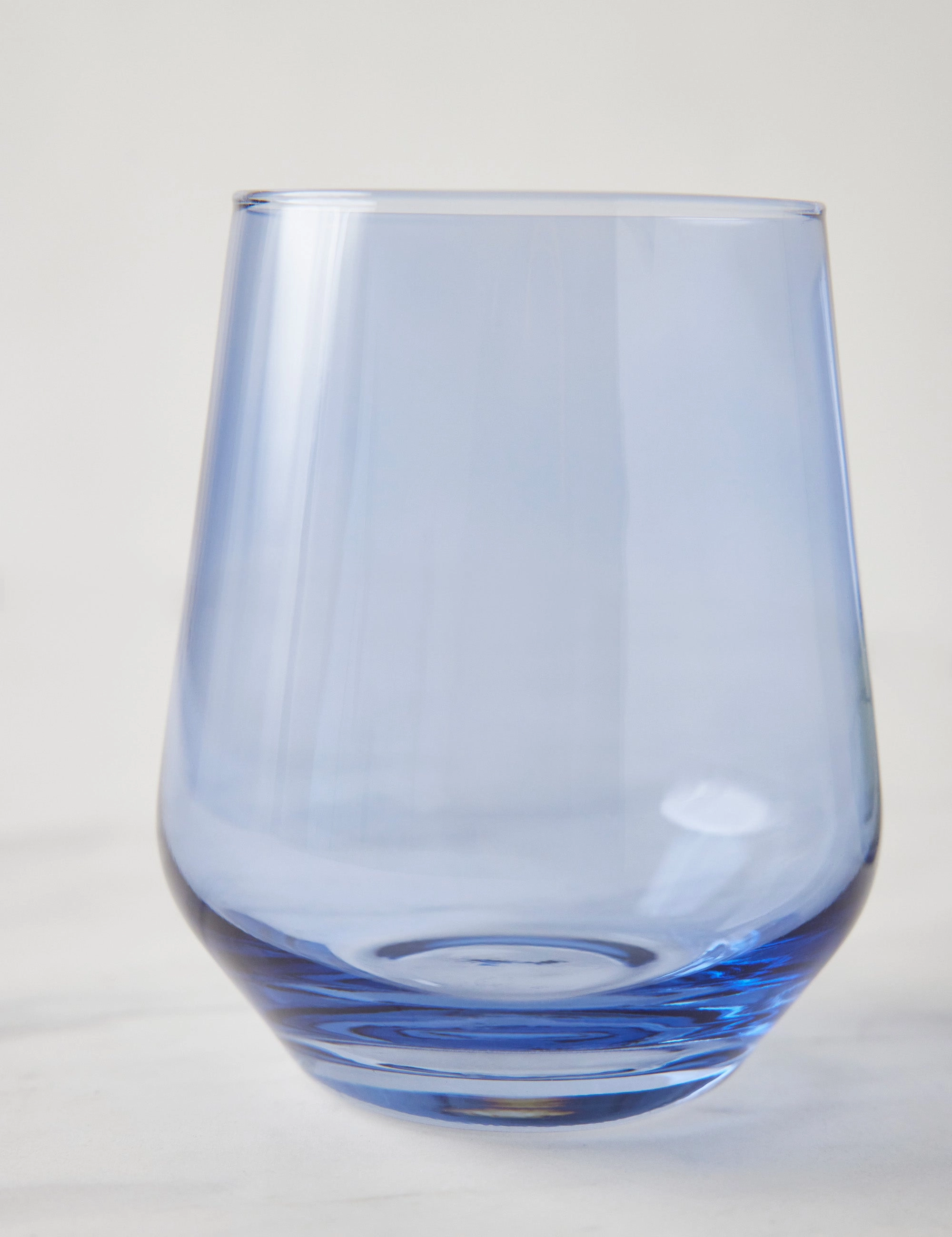 Stemless Wine Glass (Set of 2) by Estelle Colored Glass