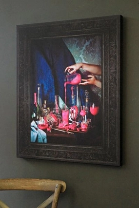 Still Life Canvas Print - Pink 
