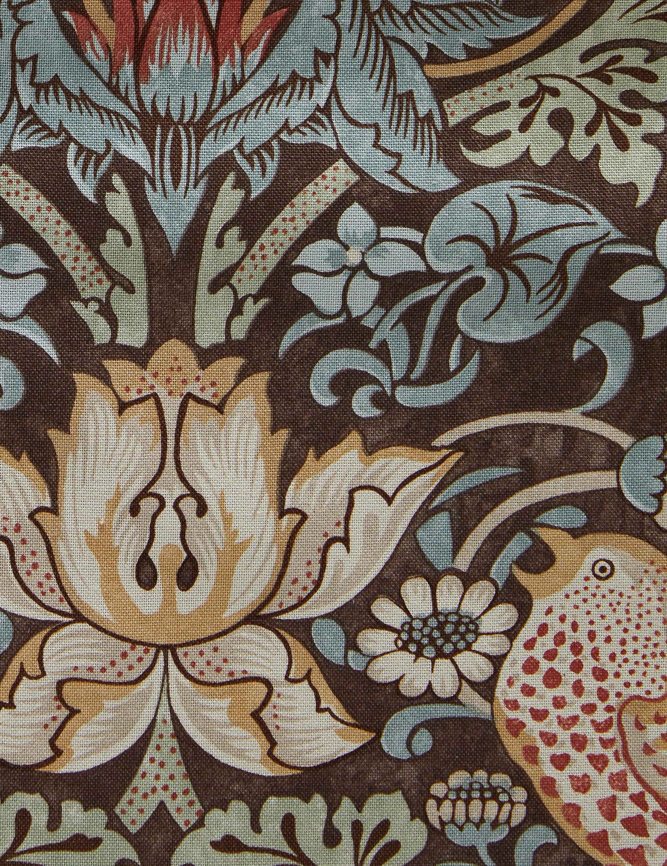 Strawberry Thief Cotton Fabric by Morris & Co.