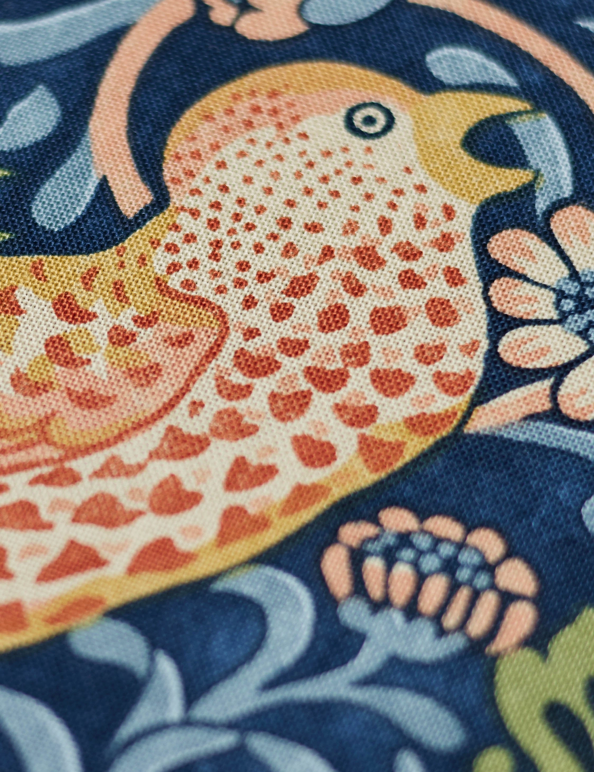 Strawberry Thief Cotton Fabric by Morris & Co.