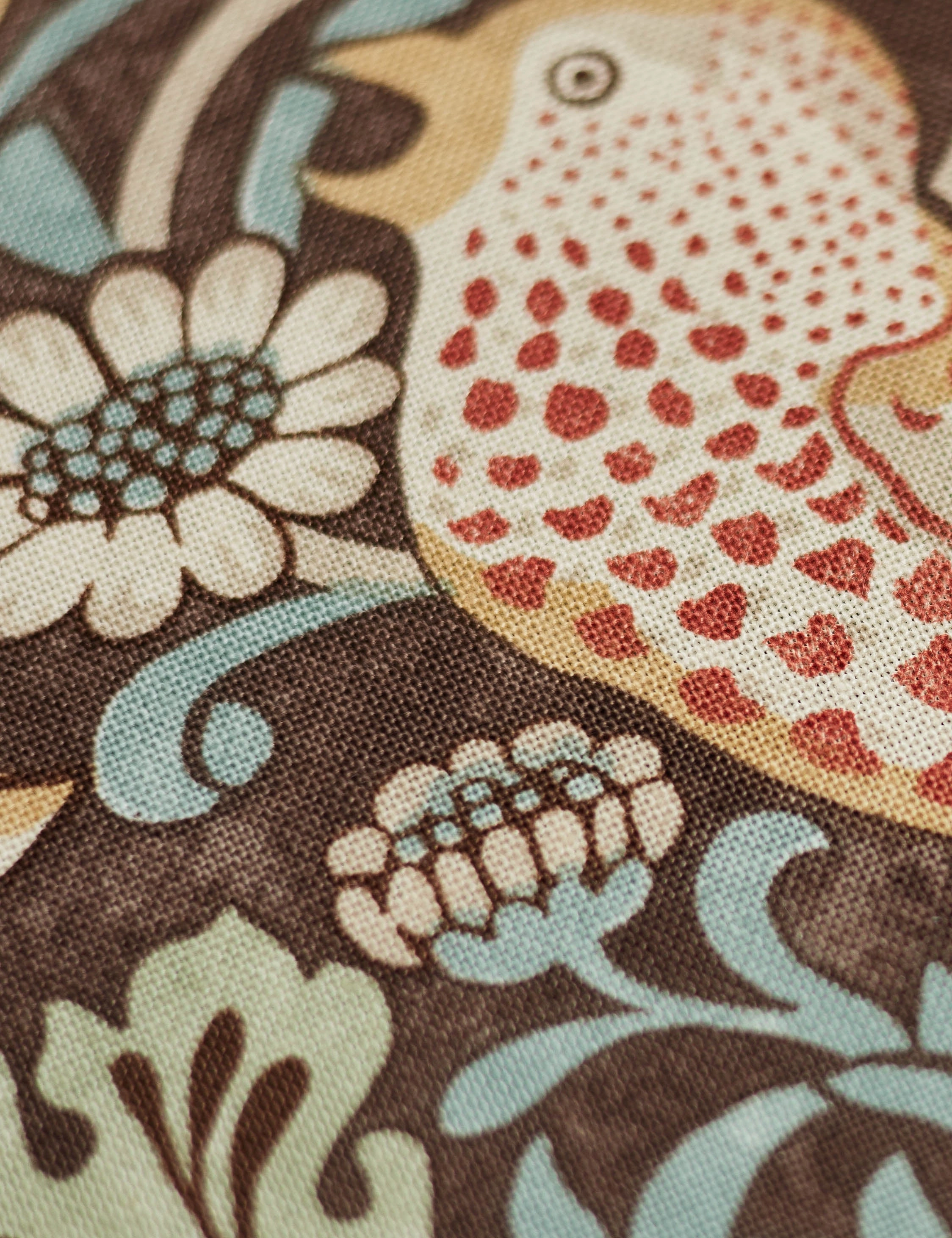 Strawberry Thief Cotton Fabric by Morris & Co.
